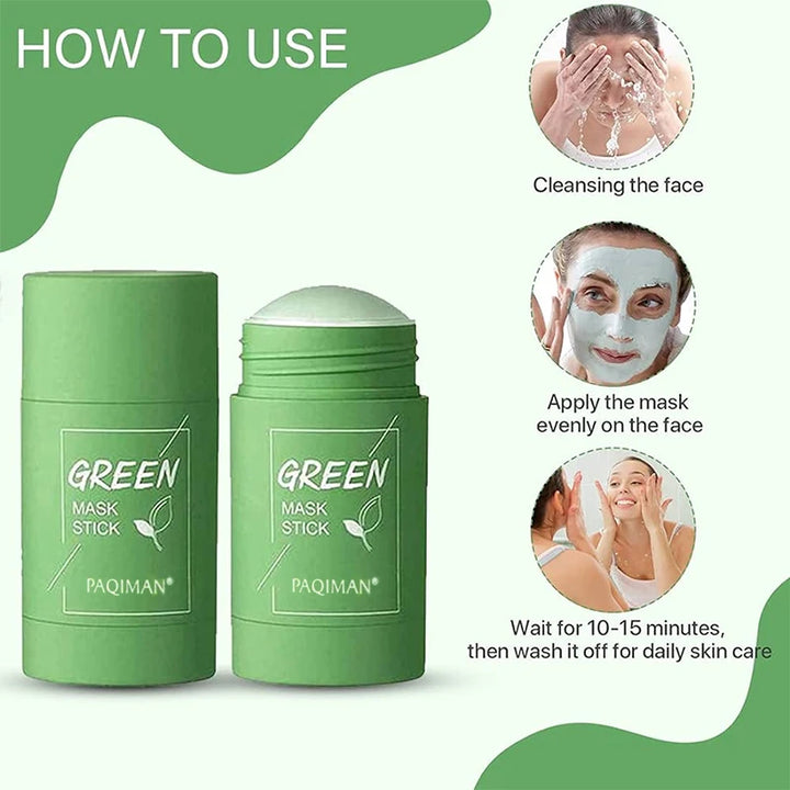 🎁 Buy 1 Get 1 Free! Deep Cleansing Green Tea Mask