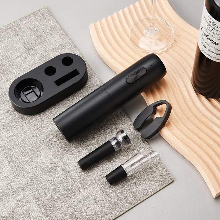 Electric Wine Opener 5-in-1 – Open, Serve & Preserve Your Wine Effortlessly